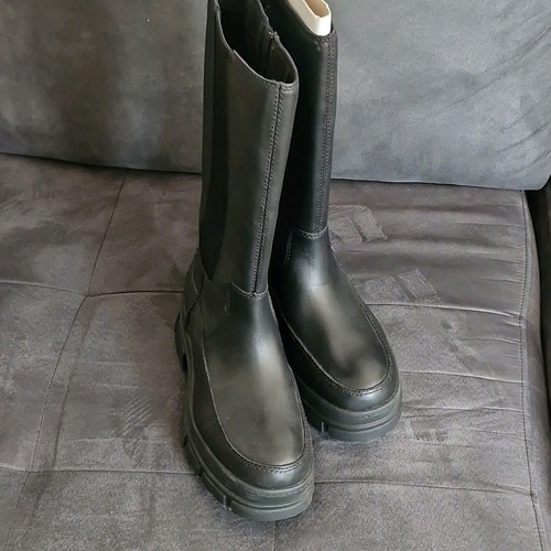 Ugg damen lederstiefel schwarz - ugg,