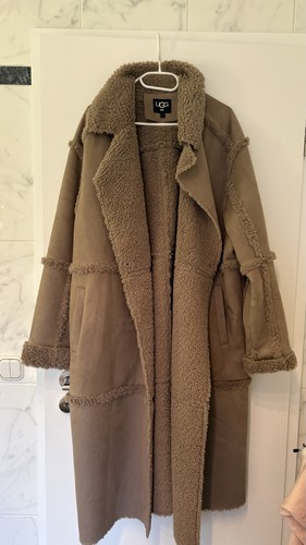 Ugg mantel beige mit - mantel,