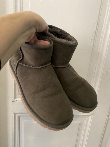 Women ugg boots khaki suede - boots, 39