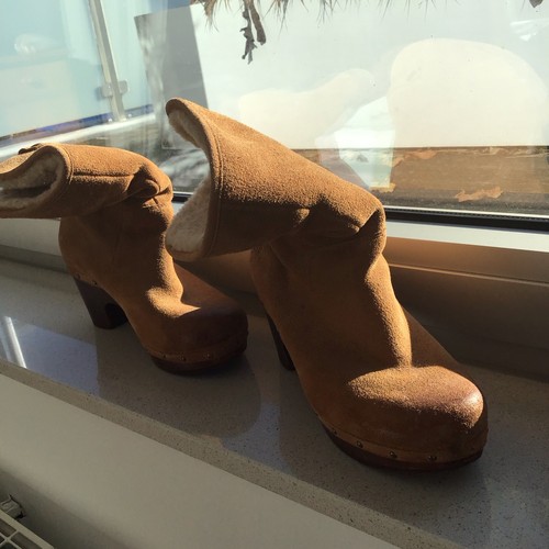 Gefütterte wildlederstiefel - gefütterte,